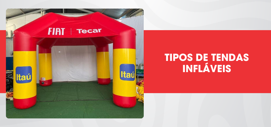 Tipos de tendas inflaveis